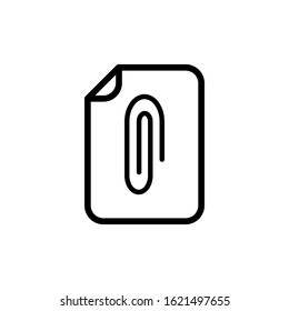 psper clip icon design vector template