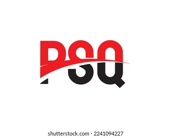 PSQ Letter Initial Logo Design Vector Illustration