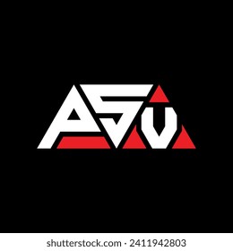 PSV triangle letter logo design with triangle shape. PSV triangle logo design monogram. PSV triangle vector logo template with red color. PSV triangular logo Simple, Elegant, and Luxurious design.