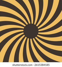 Psychedelic Abstract Art with Retro Background Pattern