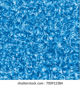 Psychedelic abstract background colorful swirls blue pool. Flowing fluid. Illustration for poster, brochure, invitation, cover book, catalog, website wallpapers. Swirl and stains pattern. 