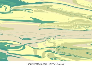psychedelic abstract background with green paint texture