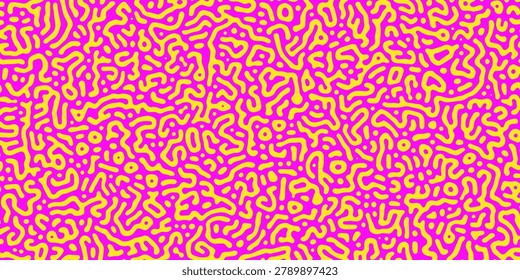 Psychedelic abstract background made by generative algorithm: Reaction-diffusion or Turing pattern formation.