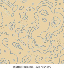 Pinturas coloreadas psicodélicas abstractas. Patrón único para textil, textil, diseño de tela
