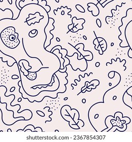 Psychedelische abstrakte bunte Kunstwerke. Einzigartiges Muster für Textilien, Textilien, Stoffdesign