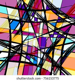 psychedelic abstract graffiti background