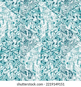 Psychedelic abstract kaleidoscope seamless pattern. Geometric mosaic ornament. Decorative design for fabric, textile print, wrapping paper, cover. Vector illustration