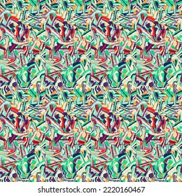 Psychedelic abstract kaleidoscope seamless pattern. Geometric mosaic ornament. Decorative design for fabric, textile print, wrapping paper, cover. Vector illustration