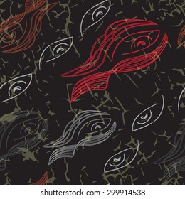 Psychedelic abstract pattern. EPS 10