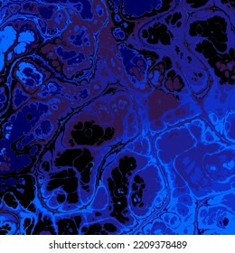 Psychedelic abstract pattern. Marbling style