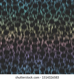 Psychedelic animal skin print variegated holographic pearlescent opalescent geometric seamless repeat vector pattern swatch.