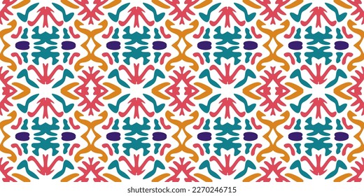 Psychedelic art abstract seamless pattern, Psychedelic art abstract pattern background, editable pattern