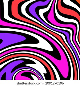 Psychedelic Art  background element.Decorative design with marble effect