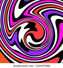 Psychedelic Art  background element.Decorative design with marble effect