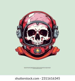 The Psychedelic astronaut zombie head vector art illustrations combine cosmic elements and macabre details. They offer a visually captivating and surreal representation of the undead in space