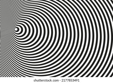 Psychedelic Background Funnel Optical Tunnel Illusion Stock Vector ...