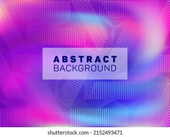 Psychedelic banner fluid holographic gradient vector design. Abstract graphic design elements. Lucid fluid neon holographic background for banner.
