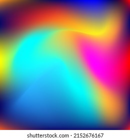 Psychedelic bright multicolored blurred background for your website or smartphone vector illustration