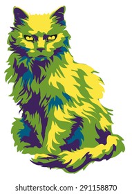 Psychedelic Cat
