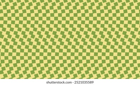 Psychedelic checkerboard pattern. Visually striking design featuring pastel colors and trippy geometric shapes groovy style. Optical illusions retro art, graphic mesmerizing visual vector illustration