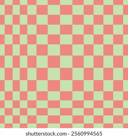 Psychedelic checkerboard pattern. Visually striking design featuring pastel colors and trippy geometric shapes groovy style. Optical illusions retro art, graphic mesmerizing visual vector illustration