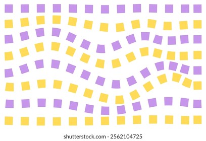 Psychedelic checkerboard pattern. Visually striking design featuring pastel colors and trippy geometric shapes groovy style. Optical illusions retro art, graphic mesmerizing visual vector illustration