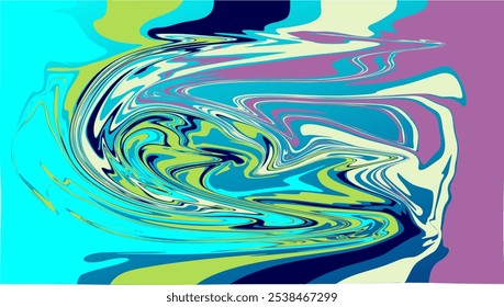 Psychedelic Color background design vector, Perfect for Background or print as artwork. EPS 10 file can be changed color