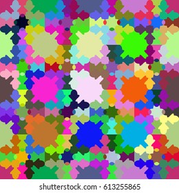 Psychedelic colorful seamless pattern.