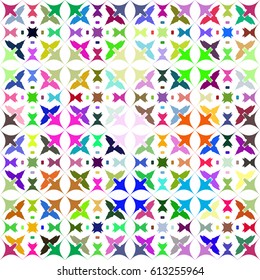 Psychedelic colorful seamless pattern.