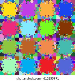 Psychedelic colorful seamless pattern.