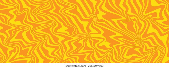 Psychedelic colors with wavy, seamless, psychedelic patterns, Abstract Vector Set of Swirl Backgrounds