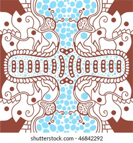 Psychedelic design. Abstract background.
