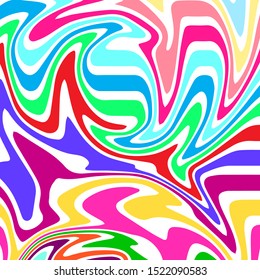 PSYCHEDELIC DESIGN ABSTRACT BACKGROUND COLORFUL VECTOR  