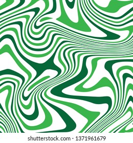 PSYCHEDELIC DESIGN ABSTRACT BACKGROUND GREEN COLOR VECTOR  