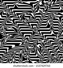 PSYCHEDELIC DESIGN ABSTRACT MONOCHROME PATTERN VECTOR  FOR WALLPAPER COVER BACKGROUND 
