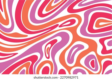 psychedelic design background, vector illustration