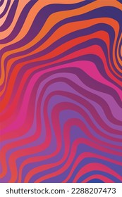 psychedelic design background, vector illustration