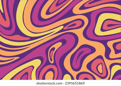 psychedelic design background, vector illustration
