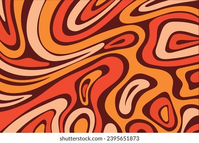 psychedelic design background, vector illustration