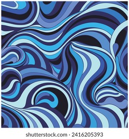 psychedelic design background, vector illustration