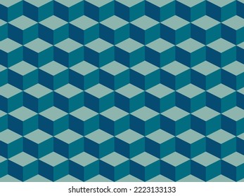psychedelic geometric pattern with squares. Optical illusion background. Vector illustration