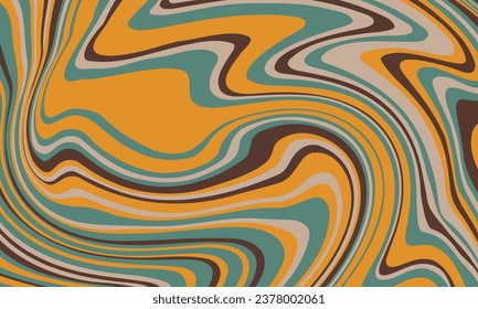Psychedelic groovy background. Colorful abstract background. Vector illustration.