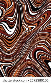 Psychedelic groovy background. Colorful abstract Vector illustration.