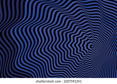 Psychedelic groovy background. Optical illusion background hand-drawn distorted colors. Eps10 vector illustration