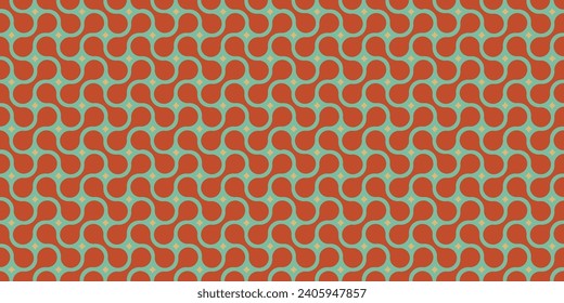 A psychedelic groovy style seamless pattern with a retro y2k aesthetic, metaball shapes, abstract vector background. Print surface design for textiles, wrapping, and webs.