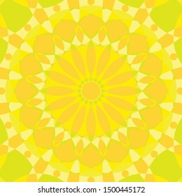 Psychedelic Mandala Kaleidoscope Seamless Pattern