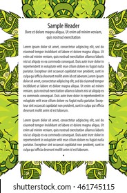 Psychedelic Marijuana Cannabis Flyer Poster Art Template Vector Illustration