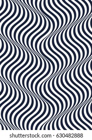 psychedelic monochrome waves.