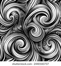 "Nostalgia psicodélica: fondos geniales de los años 70 con olas, remolinos y remolinos"