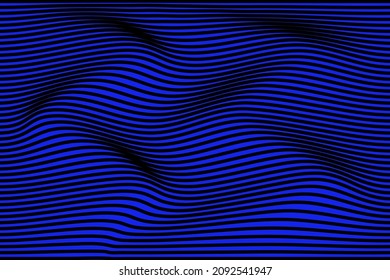 Ilusión óptica psicodélica. Fondo abstracto hipnótico surrealista. Ilustración vectorial.